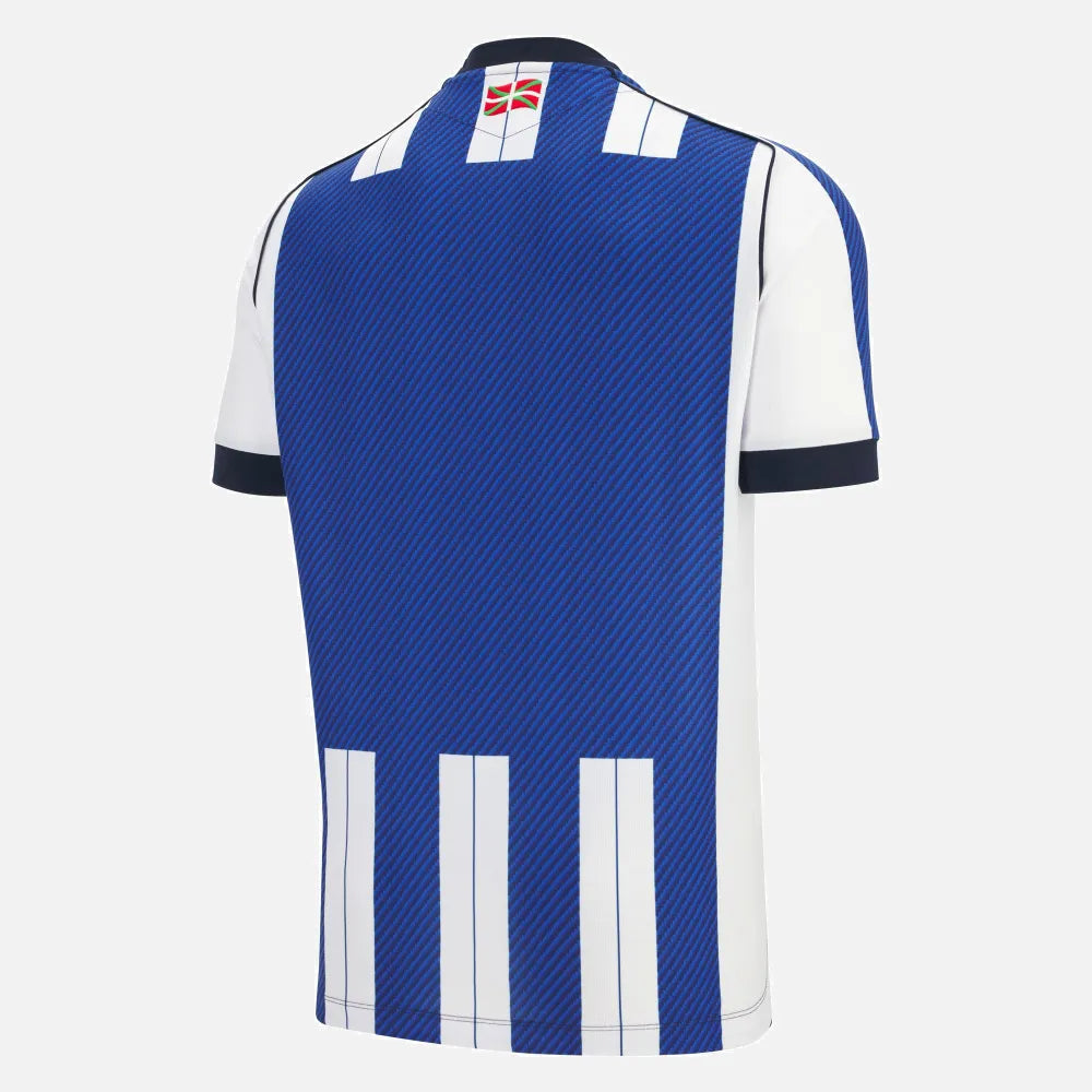 Macron 2025-26 Real Sociedad Men's Authentic Home Soccer Jersey