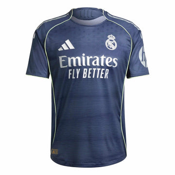 adidas 2025-26 Real Madrid Men's Authentic Away Soccer Jersey