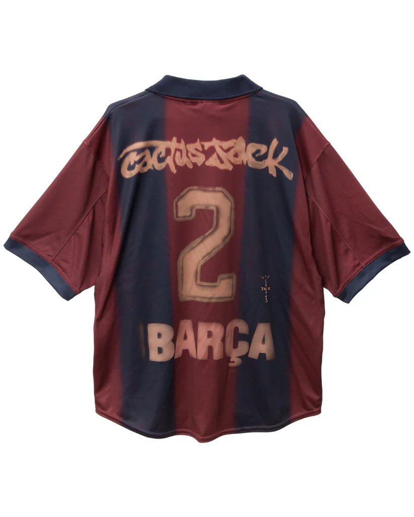 FC Barcelona x Cactus Jack Retro 2000/01 Home Skeleton Jersey