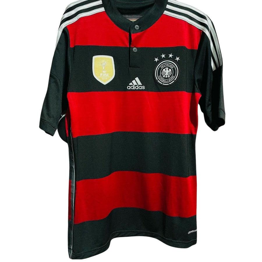 Germany Retro Away 2014 Fan Jersey Patch Winner World Cup Brazil 2014