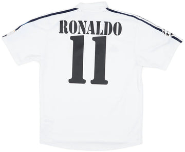 Ronaldo #11 Real Madrid Home Retro Jersey 2002/03