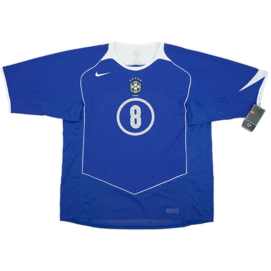 Kaka 8 Brazil Away Retro 2004